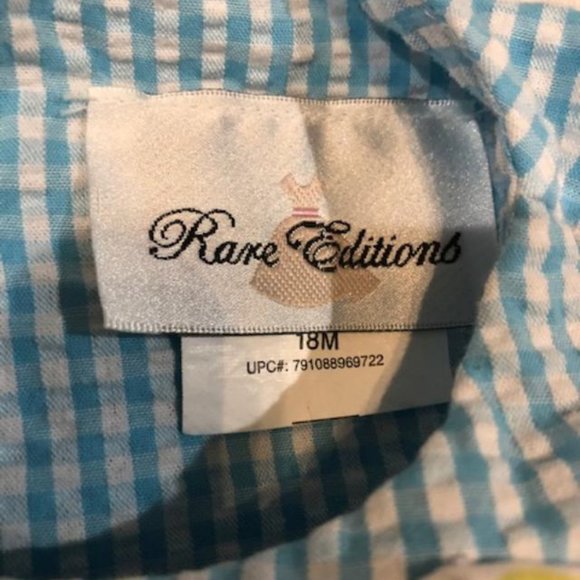 Like New - Rare Editions "Bunny Flop Ears" Top & Pants - 18 months - Colorful - Picture 4 of 4